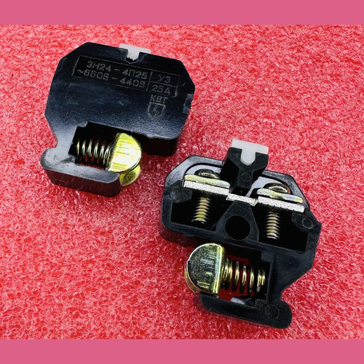 Зажим наборный проходной ЗН24-4П25