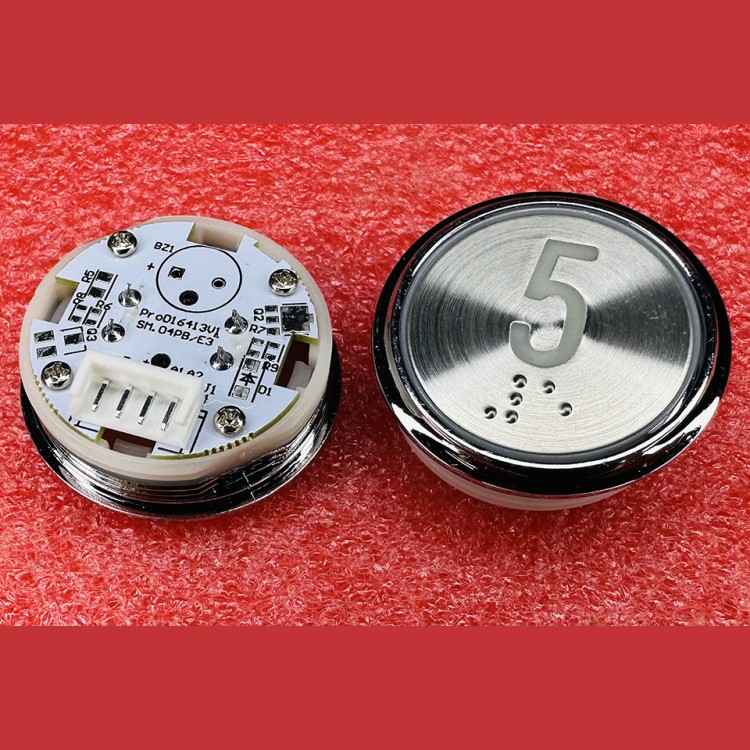 Кнопочный модуль "5" с кодом Брайля SM.04PB/E3 STEP KOYO