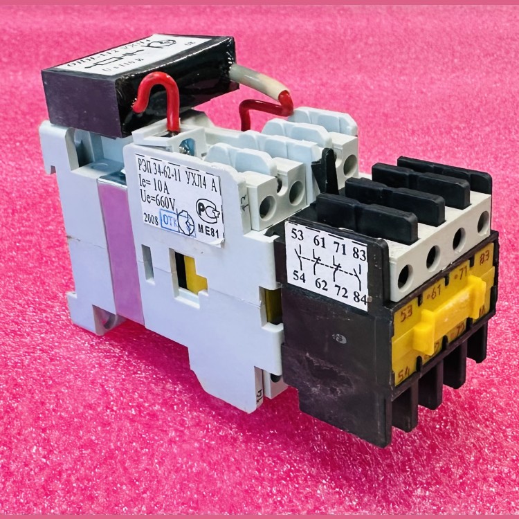Реле промежуточное электромагнитное РЭП 34-62-11 6з+2р 110В УХЛ4 А КЗЭ